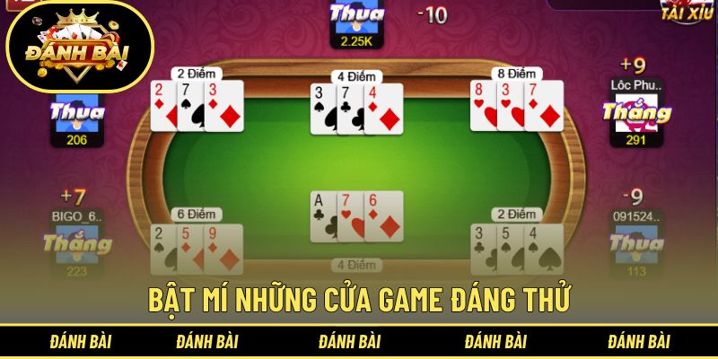 Top những cửa game được yêu thích