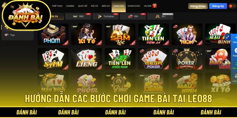 Bật mí 4 bước chơi game bài ở nhà cái