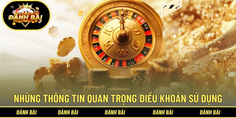 Những thông tin quan trọng thuộc điều khoản sử dụng