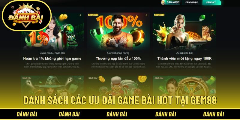 Bật mí 3 khuyến mãi game bài hot ở sân chơi